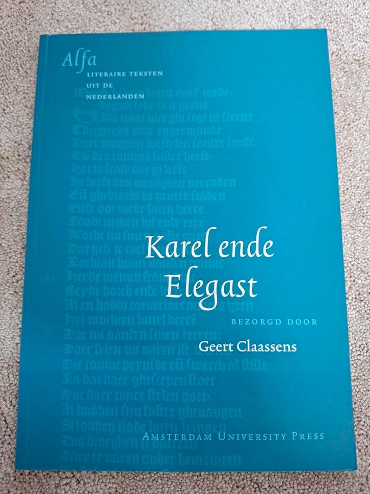 Karel ende Elegast, Boeken, Wetenschap, Zo goed als nieuw, Natuurwetenschap, Ophalen of Verzenden