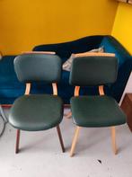 Twee vintage stoelen, Ophalen of Verzenden, Gebruikt, Overige kleuren, Twee