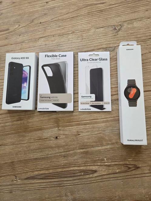 Samsung Galaxy A55 + Galaxy Watch 7., Telecommunicatie, Mobiele telefoons | Samsung, Nieuw, Galaxy A, 128 GB, Blauw, Ophalen
