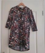 QS zwarte jurk met bloemen. Maat S, Zwart, Ophalen of Verzenden, Zo goed als nieuw, Maat 36 (S)