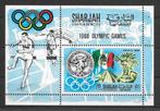 Sharjah 1968  Olympische Spelen, Postzegels en Munten, Postzegels | Azië, Verzenden, Gestempeld, Midden-Oosten