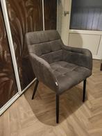 Mooie grijze stoel, Ophalen, Zo goed als nieuw, Stof, Eén