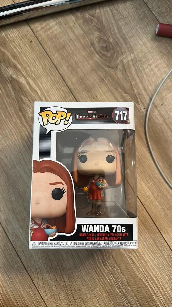 Funko pop! Wanda 70s 717 wandavision marvel, Verzamelen, Poppetjes en Figuurtjes, Zo goed als nieuw, Ophalen of Verzenden