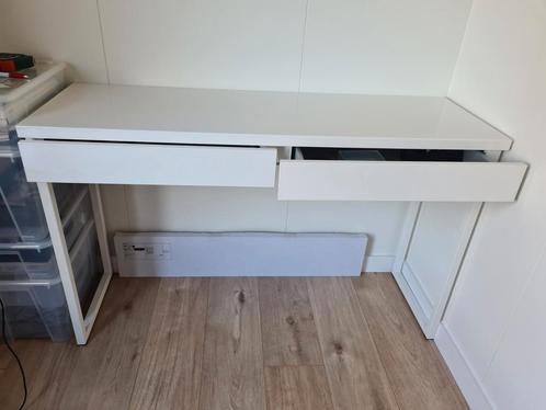 Ikea Malm toilettafel wit glans, Huis en Inrichting, Bureaus, Zo goed als nieuw, Ophalen