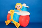 Vintage Fisher Price Vliegtuig, 1980, mooie conditie! 1A24, Tweedehands verkoop, Tweedehands verkoop, Ophalen of Verzenden, Geen@idee.nl