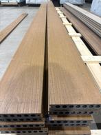 WPC Vlonderplanken – Teak kleur – Lichtbeschadigd – 16 stuks, Tuin en Terras, Terrasdelen en Vlonders, Ophalen, Gebruikt, Composiet