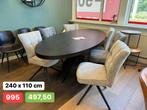 Eettafels Ovaal Rond Rechthoek vanaf 249,- / OUTLET, Huis en Inrichting, Tafels | Eettafels, Ophalen, Eikenhout, 50 tot 100 cm