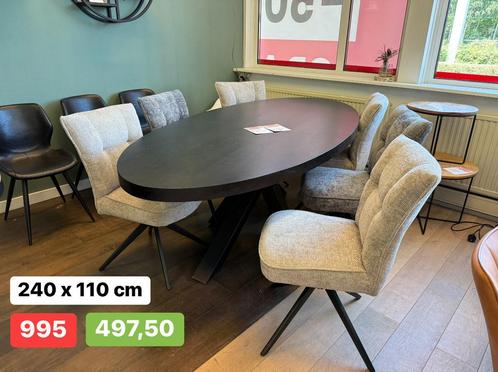 Eettafels Ovaal Rond Rechthoek vanaf 249,- / OUTLET, Huis en Inrichting, Tafels | Eettafels, Nieuw, 50 tot 100 cm, 200 cm of meer