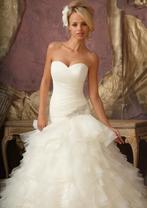 Trouwjurk Mori Lee maat 42, Ophalen of Verzenden, Nieuw, Wit, Trouwjurk