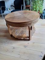Retro salontafel, Ophalen, Gebruikt, 50 tot 75 cm, Rond