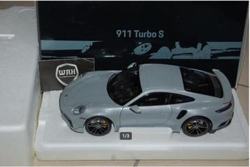 SALE PORSCHE 911 TURBO S silver/grey Minichamps zie info WRH beschikbaar voor biedingen