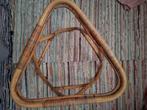 Bamboe vintage tafeltje, Huis en Inrichting, Tafels | Bijzettafels, Minder dan 55 cm, Gebruikt, Seventies, Ophalen of Verzenden