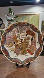 Handgeschilderd Satsuma bord, Ophalen of Verzenden