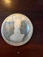 10 euro zilveren munt Willem & Maxima Huwelijk, Postzegels en Munten, Munten | Nederland, Ophalen of Verzenden, Koningin Beatrix