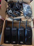 4 Kenwood Portofoons, Ophalen of Verzenden, Gebruikt, Portofoon of Walkie-talkie, Handsfree-functie
