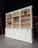 Prachtige brede boekenkast | Witte bibliotheekkast #2344