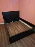 Nieuw Ikea Malm bed 160x210, Zwart, Ophalen of Verzenden, Modern, 160 cm