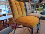 Nieuwe stoelen, Eden H&H, 3 x oker,3 x Cognac+ pocket+greep, Huis en Inrichting, Stoelen, Ophalen, Overige kleuren, Drie, Nieuw
