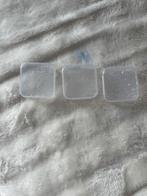 3 Kleine Opbergdoosjes, Ophalen of Verzenden, Zo goed als nieuw, Materiaal