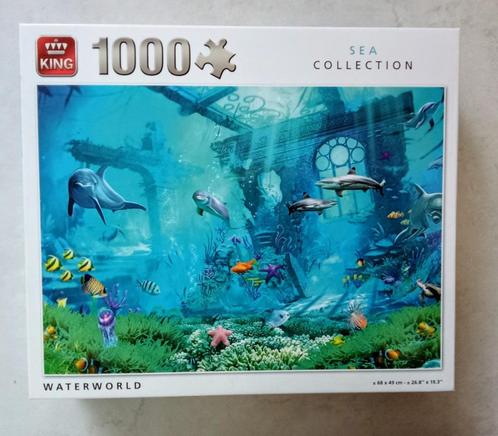 Puzzle Waterworld - 1000 stukjes (Bieden of Ruilen), Hobby en Vrije tijd, Denksport en Puzzels, Zo goed als nieuw, Legpuzzel, 500 t/m 1500 stukjes