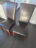 6 eetkamerstoelen, Ophalen, Overige materialen, Gebruikt, Bruin