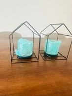 Huisjes Lantaarntjes Set, Ophalen, Zwart, Zo goed als nieuw, Metaal