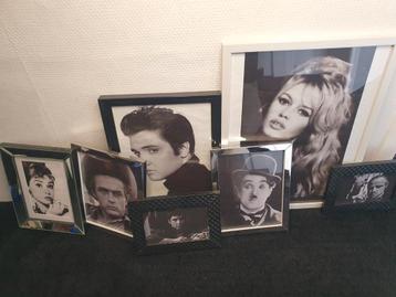 Superleuke collectie zwart wit filmsterren  beschikbaar voor biedingen