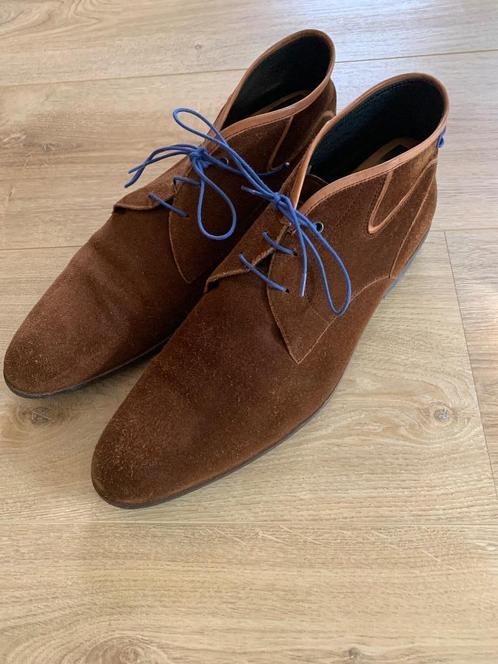 Floris van Bommel geklede schoen maat 48 met spanners, Kleding | Heren, Schoenen, Gedragen, Bruin, Ophalen