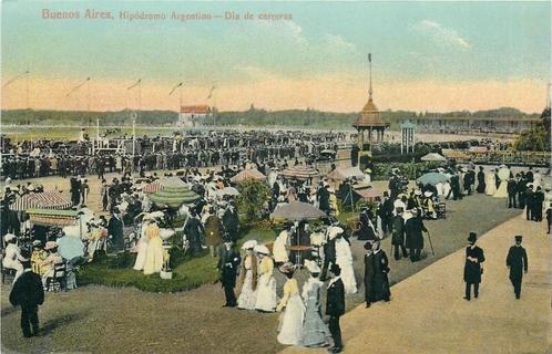 (701-261-029) Buenos Aires Hipodrome Argentino, Verzamelen, Ansichtkaarten | Buitenland, Overig Europa, Verzenden