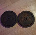 Kettler Halterschijven 10kg (2 stuks), Ophalen, Gebruikt, Rug, Halterschijven
