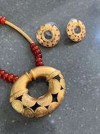 ketting Colombia, Ophalen of Verzenden, Nieuw, Goud, Overige materialen