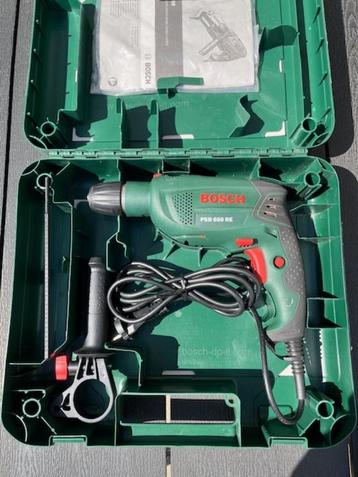 BOSCH KLOPBOORMACHINE PSB 650RE . MET GROTE SNELSPANBOORKOP  beschikbaar voor biedingen