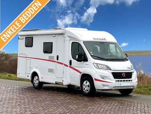 Sunlight V66 - 2x lith, ZP, Omv, euro6, Caravans en Kamperen, Campers, Bedrijf, Half-integraal, tot en met 3, Sunlight, Diesel