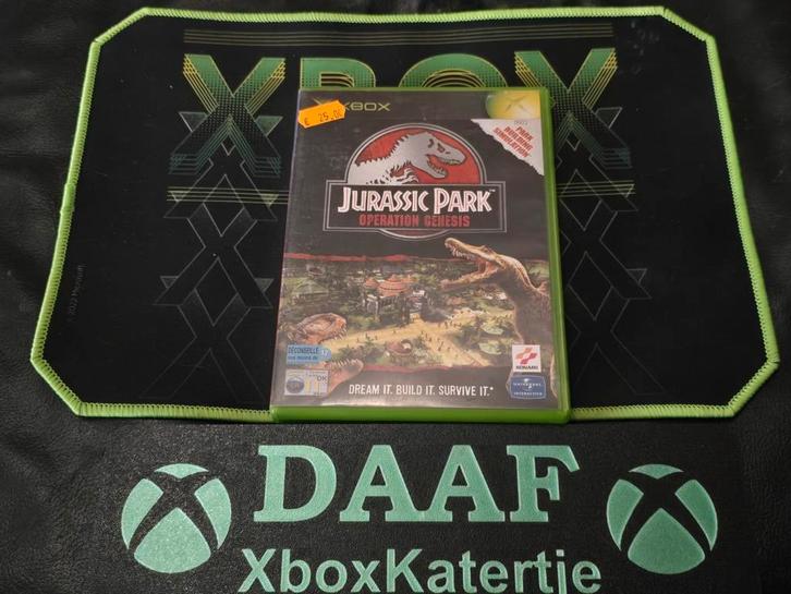 Jurassic Park - Xbox original & Xbox 360, Spelcomputers en Games, Games | Xbox Original, Gebruikt, Avontuur en Actie, 1 speler
