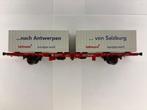 Märklin 47700, gehavende containerwagen Hellman., Hobby en Vrije tijd, Modeltreinen | H0, Wisselstroom, Wagon, Ophalen of Verzenden
