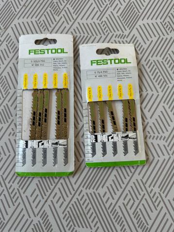 Te koop: Festool decoupeerzaagbladen S 105/4 & S 75/4 FSG beschikbaar voor biedingen