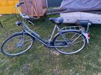 Omafiets, stationsfiets, kroegfiets met lekke achterband, Ophalen, Gebruikt