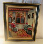 Mooi Retro Houten lijst - 58x48 / 50x40, Minder dan 50 cm, Ophalen of Verzenden, Zo goed als nieuw, Minder dan 50 cm