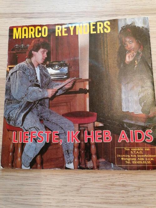 Marco reynders /liefste ik heb aids, Cd's en Dvd's, Vinyl | Nederlandstalig, Gebruikt, Levenslied of Smartlap, Overige formaten