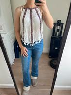 Witte top H&M maat S / 36, Ophalen, H&M, Wit, Zo goed als nieuw