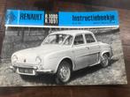 Renault Dauphine gebruikshandleiding boekje R1090 - R1091, Ophalen of Verzenden