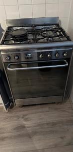 Gasfornuis Met oven, Witgoed en Apparatuur, Fornuizen, Ophalen, Gebruikt, 60 cm of meer, 4 kookzones
