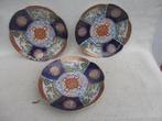 DRIE Japanse Imari Arita Hizen borden [1868-1912], Antiek en Kunst, Antiek | Porselein, Ophalen of Verzenden