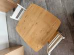 Kinder tafel 2 stoelen, Ophalen, Zo goed als nieuw, Rechthoekig, Hout