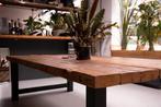 Robuuste Tafel van vintage Plafondbalken, Ophalen, 100 tot 150 cm, 200 cm of meer, Industrieel