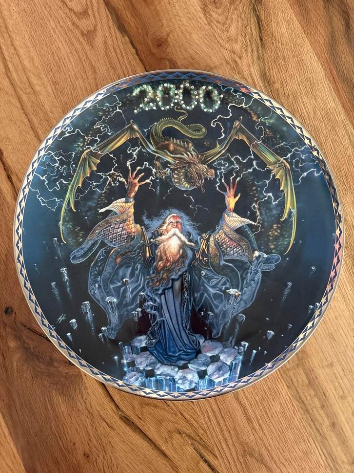 Franklin Mint Dragon Storm Wandbord 2000, Antiek en Kunst, Antiek | Wandborden en Tegels, Ophalen