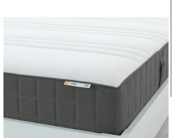 Ikea Double bed, Huis en Inrichting, Slaapkamer | Matrassen en Bedbodems, Zo goed als nieuw, 180 cm, Tweepersoons, Ophalen