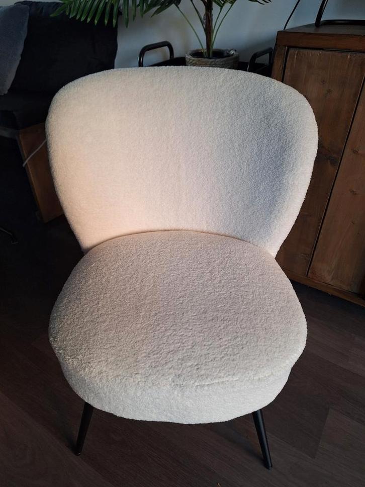 Leuke super nette teddy stoel van Xenos, Huis en Inrichting, Fauteuils, Zo goed als nieuw, Metaal, Stof, 50 tot 75 cm, Minder dan 75 cm