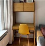 French Oak Desk with storage - in perfect condition, Huis en Inrichting, Bureaus, Ophalen, Zo goed als nieuw