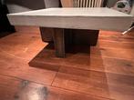 Industrieel vierkante salontafel, Huis en Inrichting, Tafels | Salontafels, Ophalen, Vierkant, 50 tot 100 cm, Zo goed als nieuw